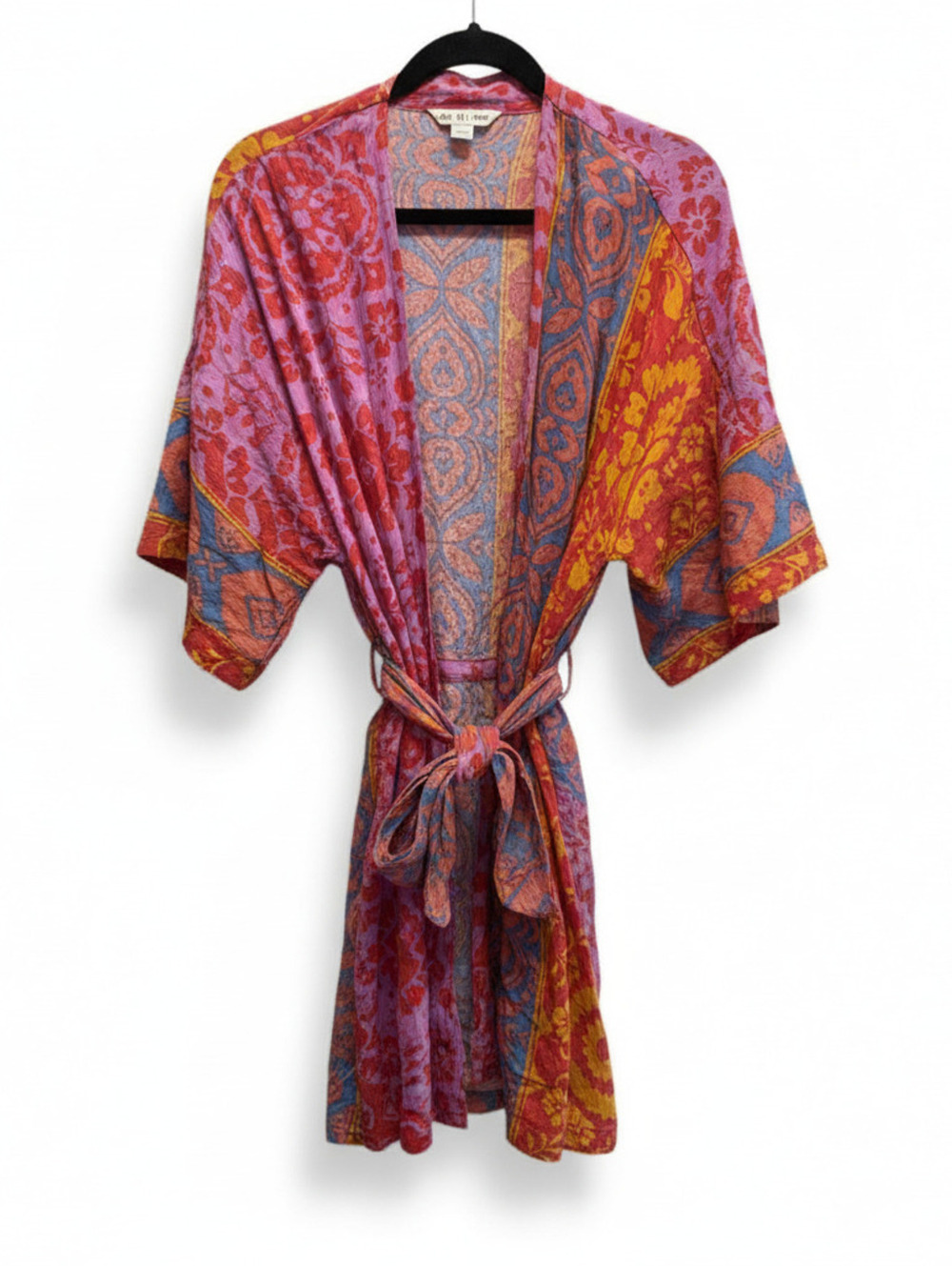 Roxy Women's Multicolored Boho Beach Swimsuit Cover-Up, Size L